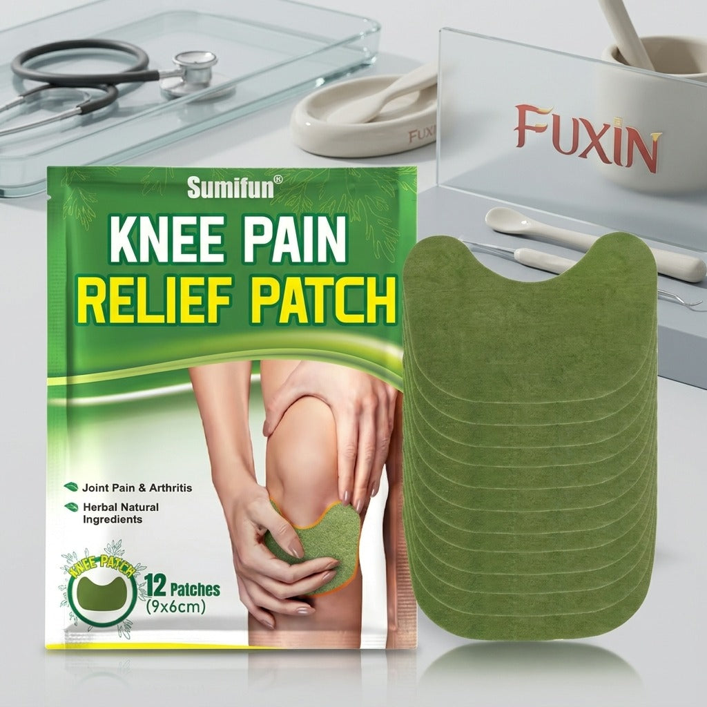 Knee Pain Relief Patch, Warming Herbal Plaster Pain Patches