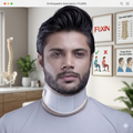 Fuxin's Economy Cervical Collar Hard (Plastic Sheet)