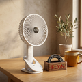 3 Speed Rechargeable Clipped Desk Fan