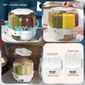 Petal Cap Rotating Cereal Dispenser