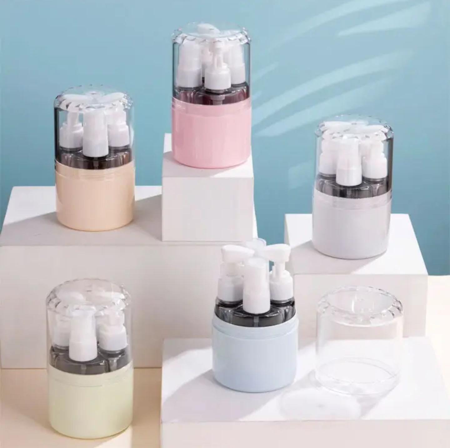 Portable Travel Bottle Set Pack of 4 (50ml each)