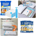 Set of 5 Vacuum Storage Bags with Travel Hand Pump for Clothes
