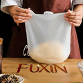 Silicone Dough Mixing Bag Large Reusable Kitchen Kneading Bag For Bread Pastry Cookie Making