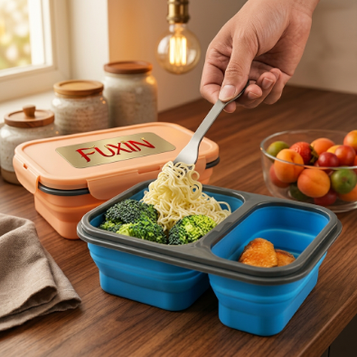 Silicone Foldable Lunch Box