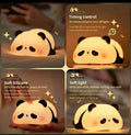 Soft Silicon Panda Lamp with Light