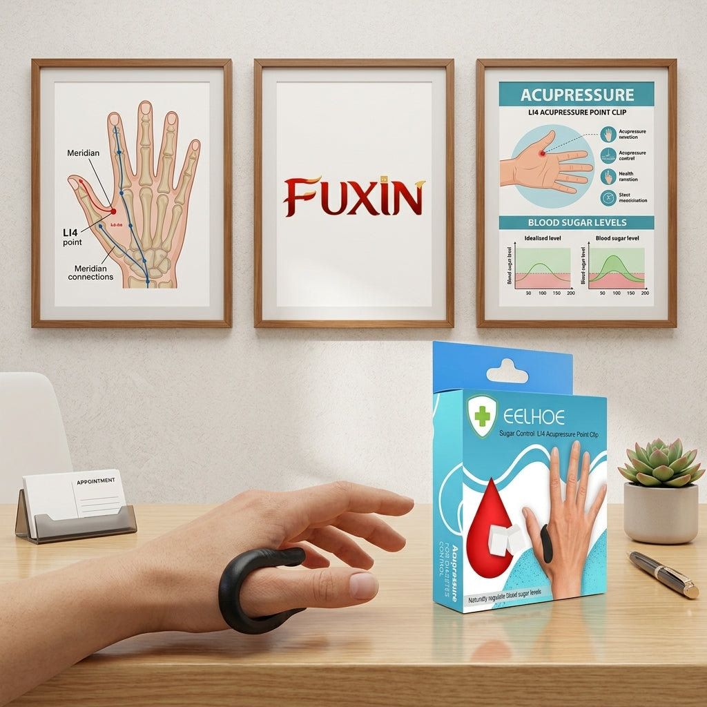 Sugar Control LI4 Acupressure Point Clip
