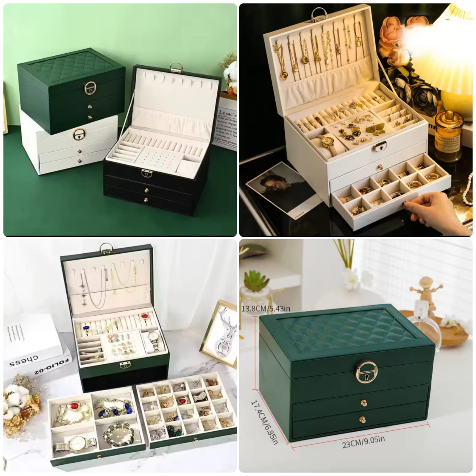 Three Layer Jewellery Storage Box