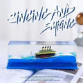 Titanic Floating Ship, 3D Ship Fluid Drift Bottle Ornament