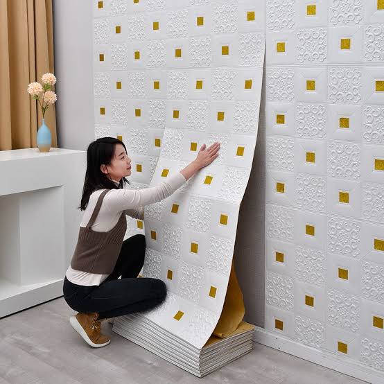 Fuxin - White brick with Golden Spot